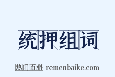 统押组词是什么意思的图片